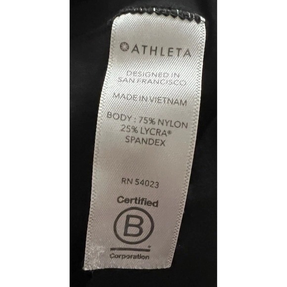 Athleta Womens Salutation Stash Pocket 7/8 Tight Size XS Black - Picture 2 of 6